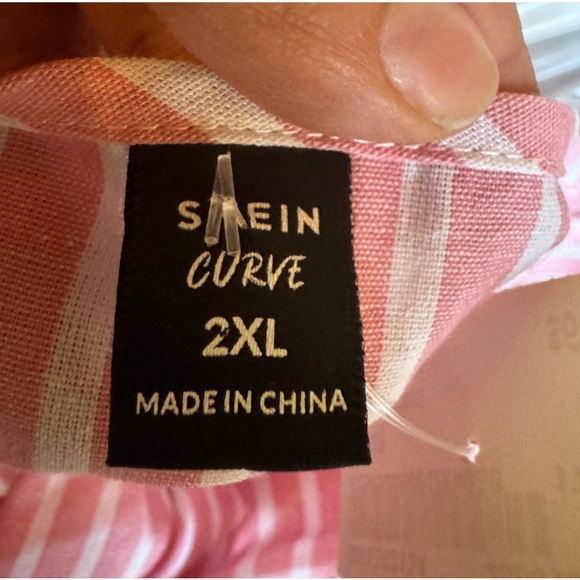 Women’s SHEIN Smocked Baby Doll Spaghetti Strap Summer Sun Dress Sz 2XL - Picture 9 of 9